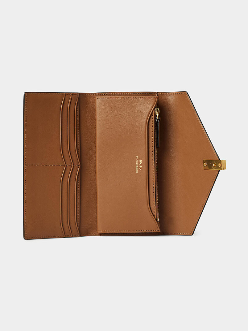 Beige leather purse - 3