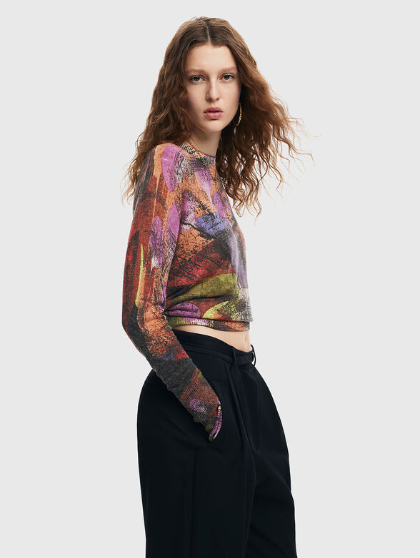 CAMO PETALS sweater - 1