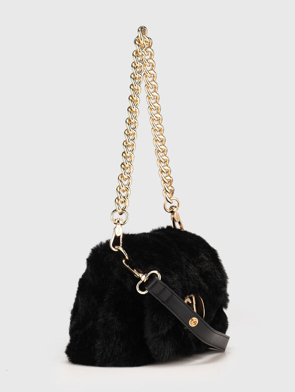 Soft texture crossbody bag with logo - 4