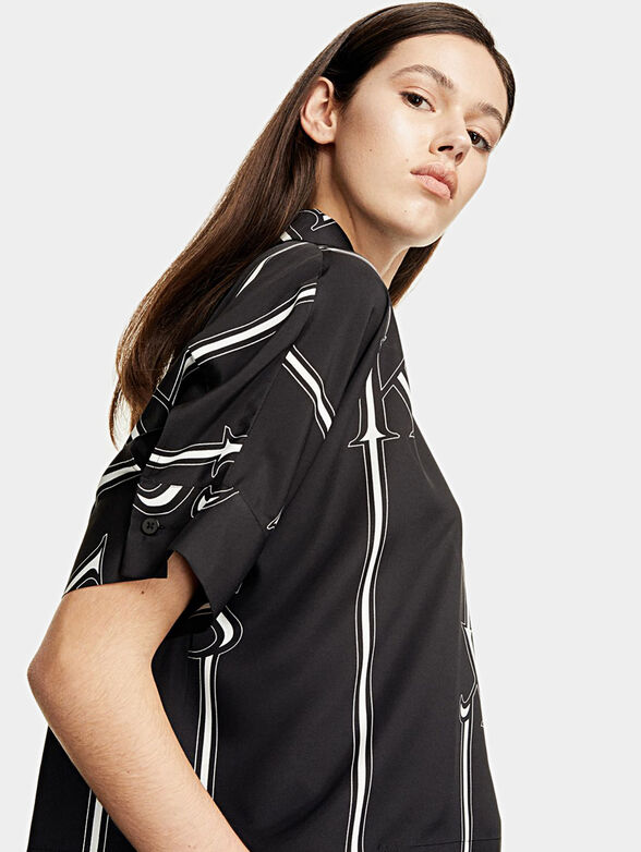 Polo-shirt with contrasting print - 4
