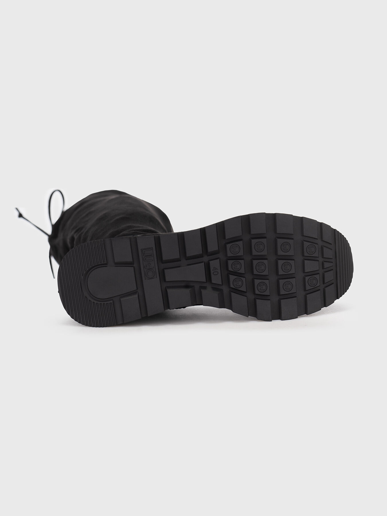 AMAZING 06 black platform boots brand LIU JO