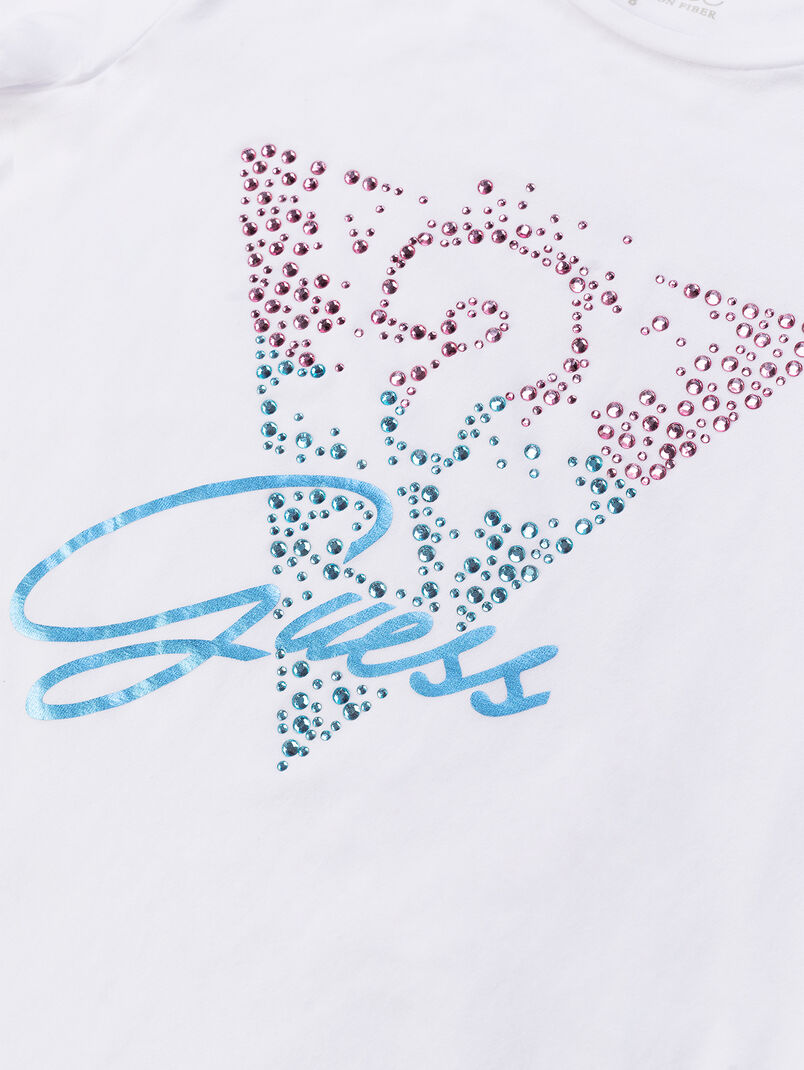T-shirt with rhinestones  - 3