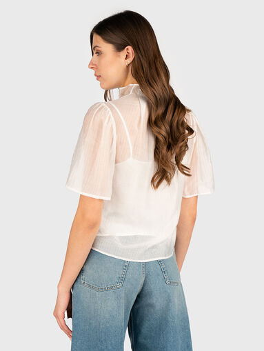 Blouse with wide sleeves - 3