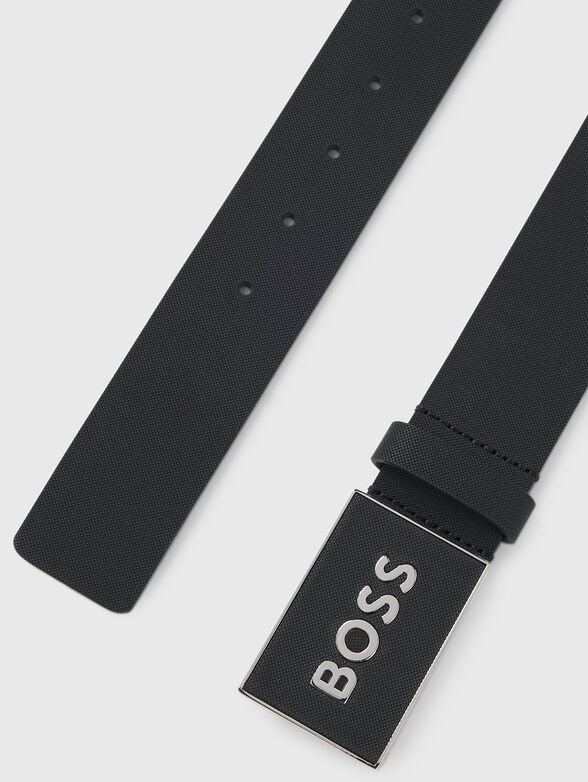 ICON S1 black leather belt - 2