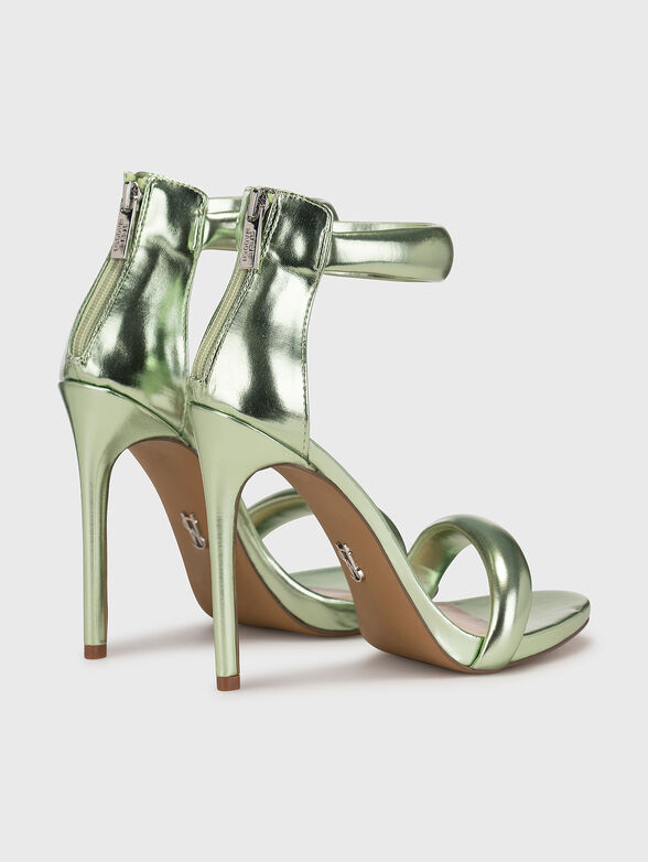 MYRA beige heeled shoes - 3