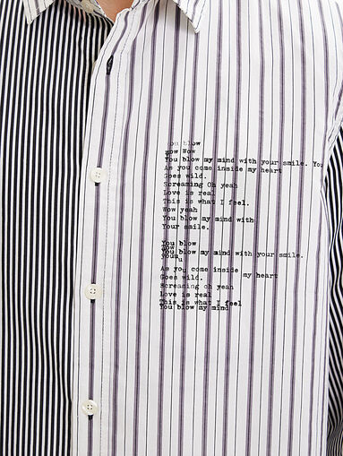 BASILIO cotton shirt - 5