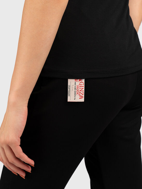 TSL077 T-shirt  in cotton blend with print - 4