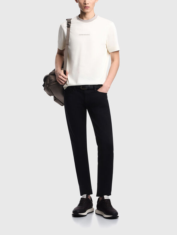 Brown cotton t-shirt - 1