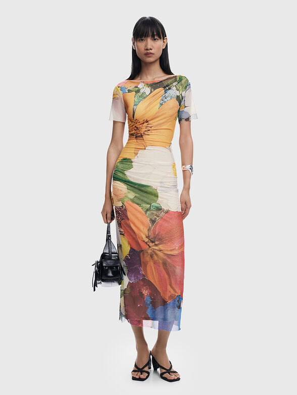 Floral print dress - 0