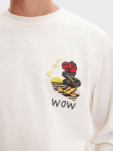 ELMO blouse with accent back - 3