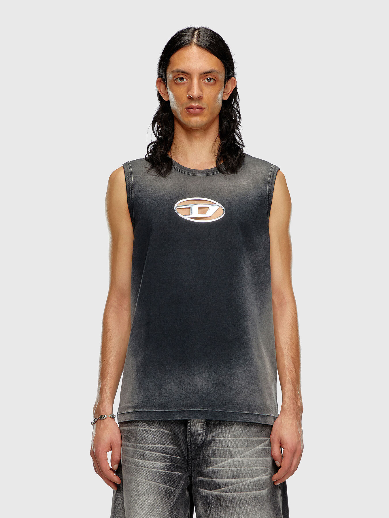 DIESEL   T-Bricoタンクトップ 中古・古着通販】DIESEL (ディーゼル) T-BRICOフェードタンク