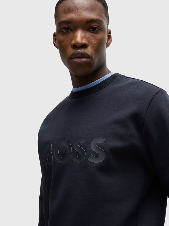 SALBO black sweatshirt with logo - 4