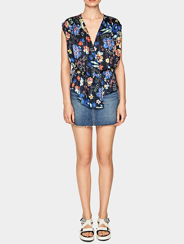 AMAIA Dark blue top - 0