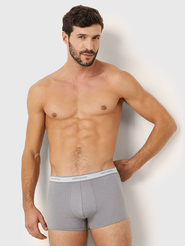 NEW FASHION COLOR cotton boxers with logo embroidery - 4