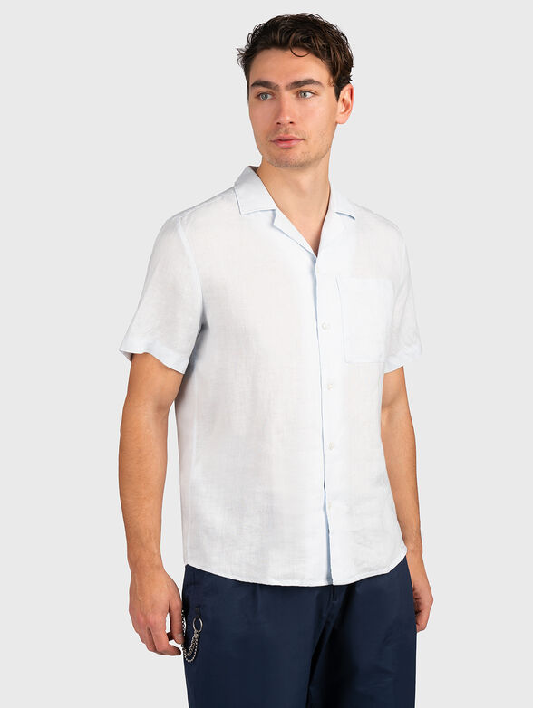 ELLINO short sleeved linen shirt - 1