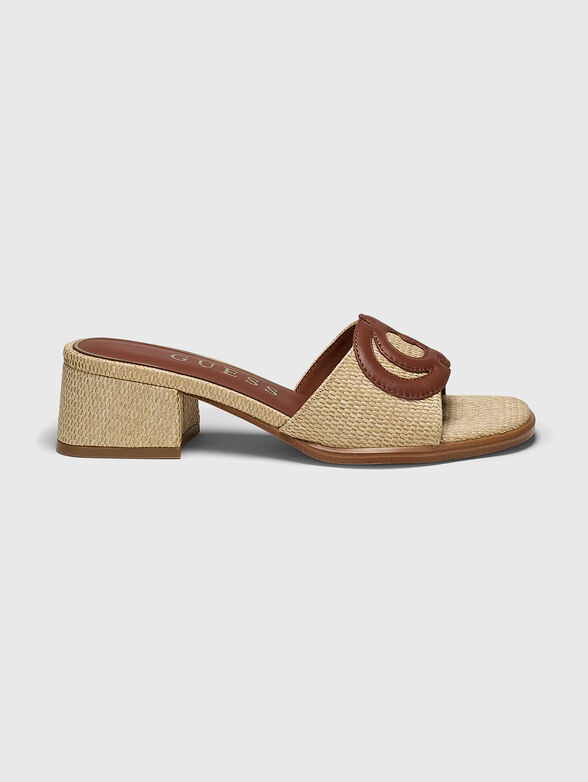 CERINNA Rafia sandals - 1