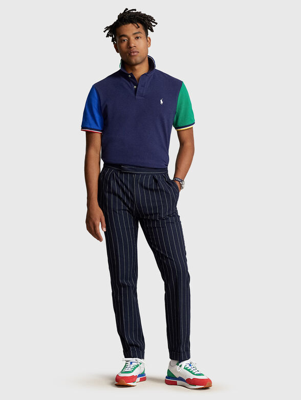 Polo shirt with contrast sleeves - 2