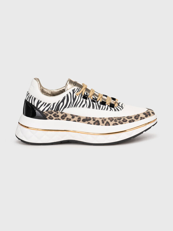 KYRA animal print sneakers - 1