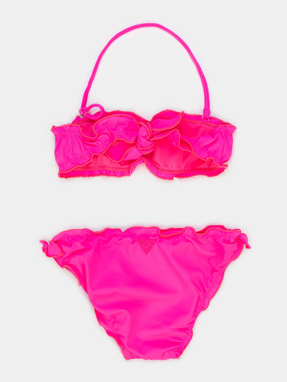 Two-piece swimsuit in fuxia color - 2
