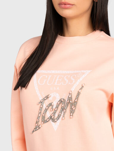 ICON sweatshirt with glamorous gemstones - 3