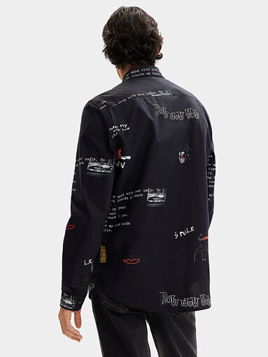 CARLO shirt with art print - 3