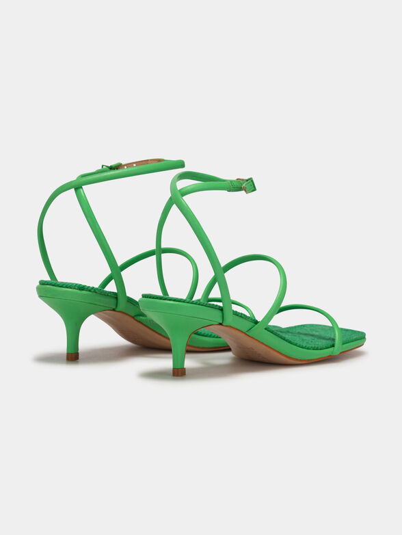 Sandals in green color - 3