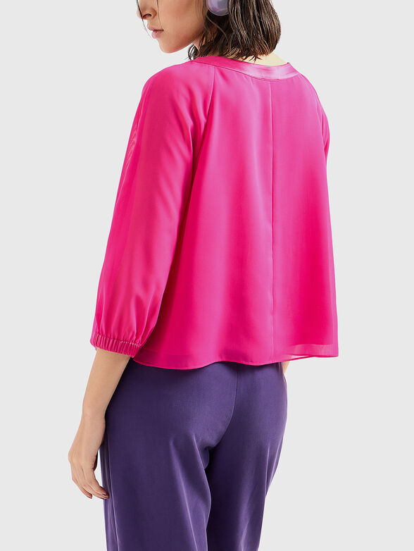 Blouse in fuxia color - 2