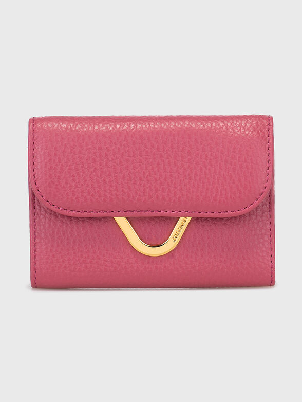 Black leather wallet - 1