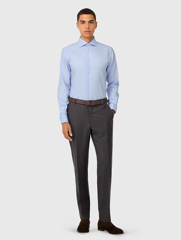 Cotton shirt in blue - 2