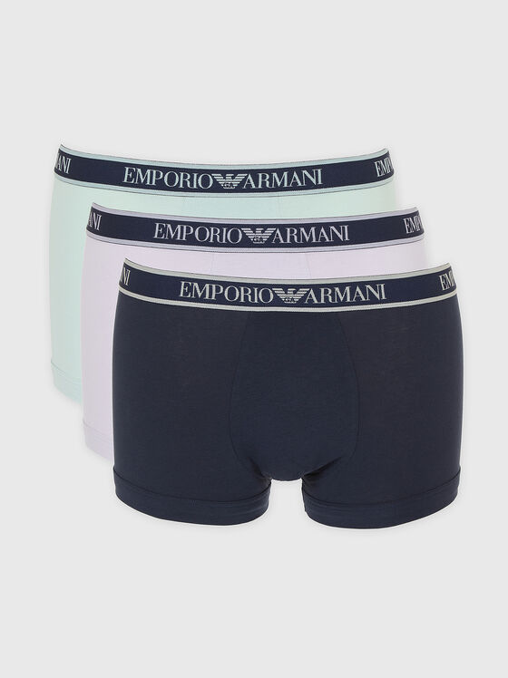 Set of three pairs of cotton boxers - 1