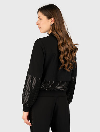 Black jacket with sequins - 3