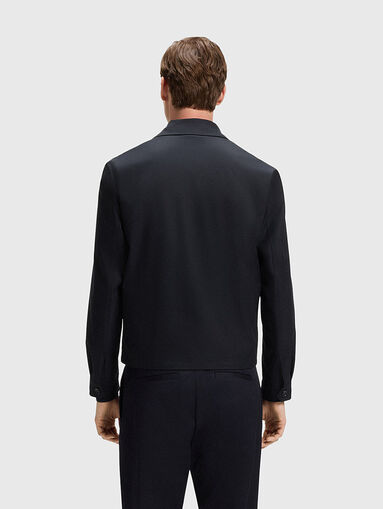 BECKHAM x BOSS cotton blend jacket with zip - 3