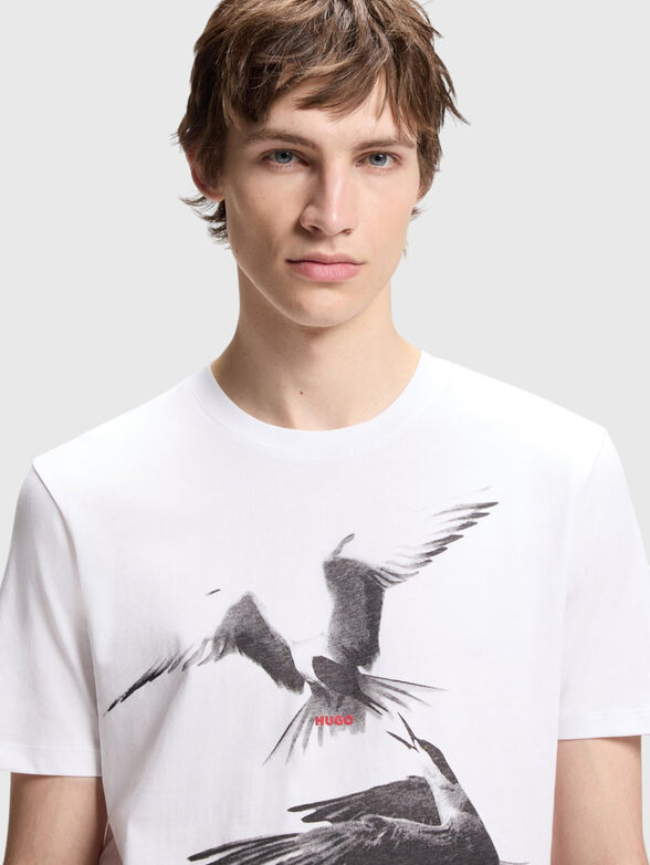 DIRUNN T-shirt with contrasting print - 4