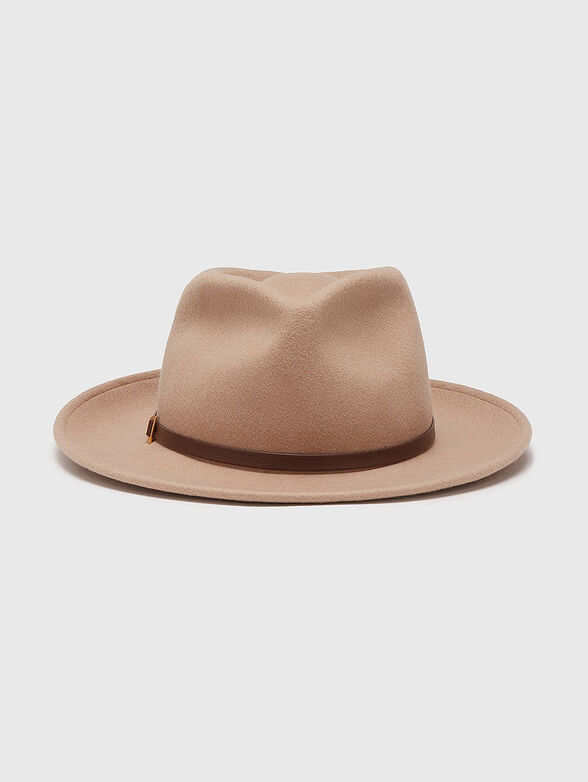CARIN felt hat in beige - 1