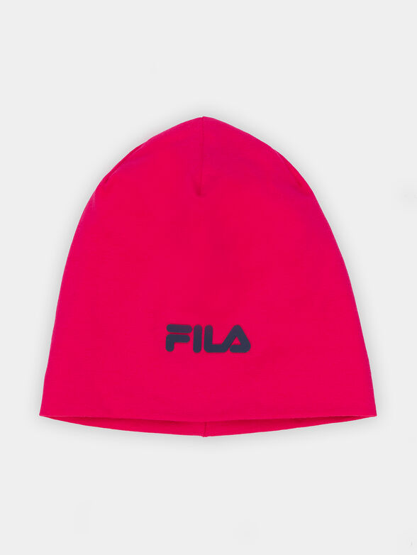 Pink hat with logo inscription - 1