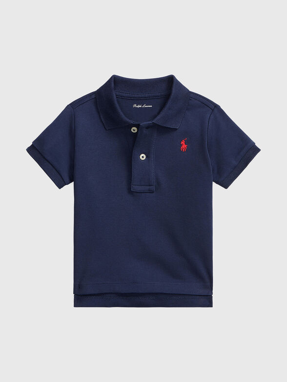 Polo shirt with embroidered logo - 1