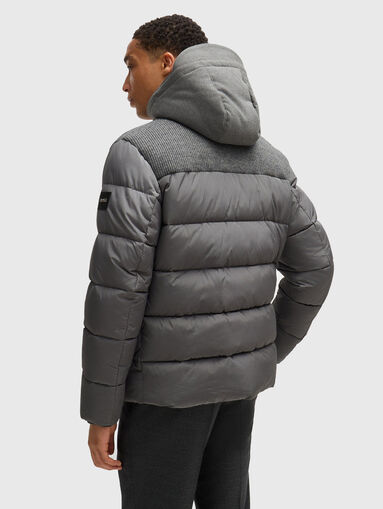 Quilted jacket with different textures - 3