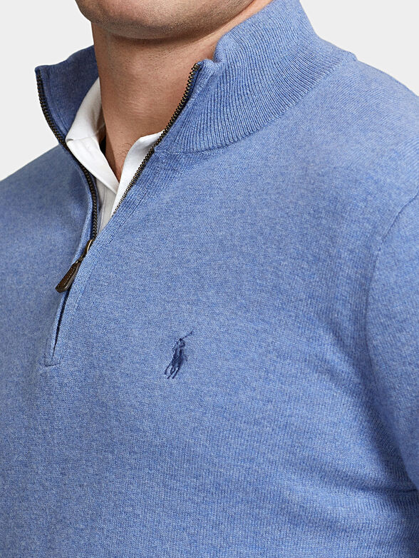 Sweater with zipper - 4