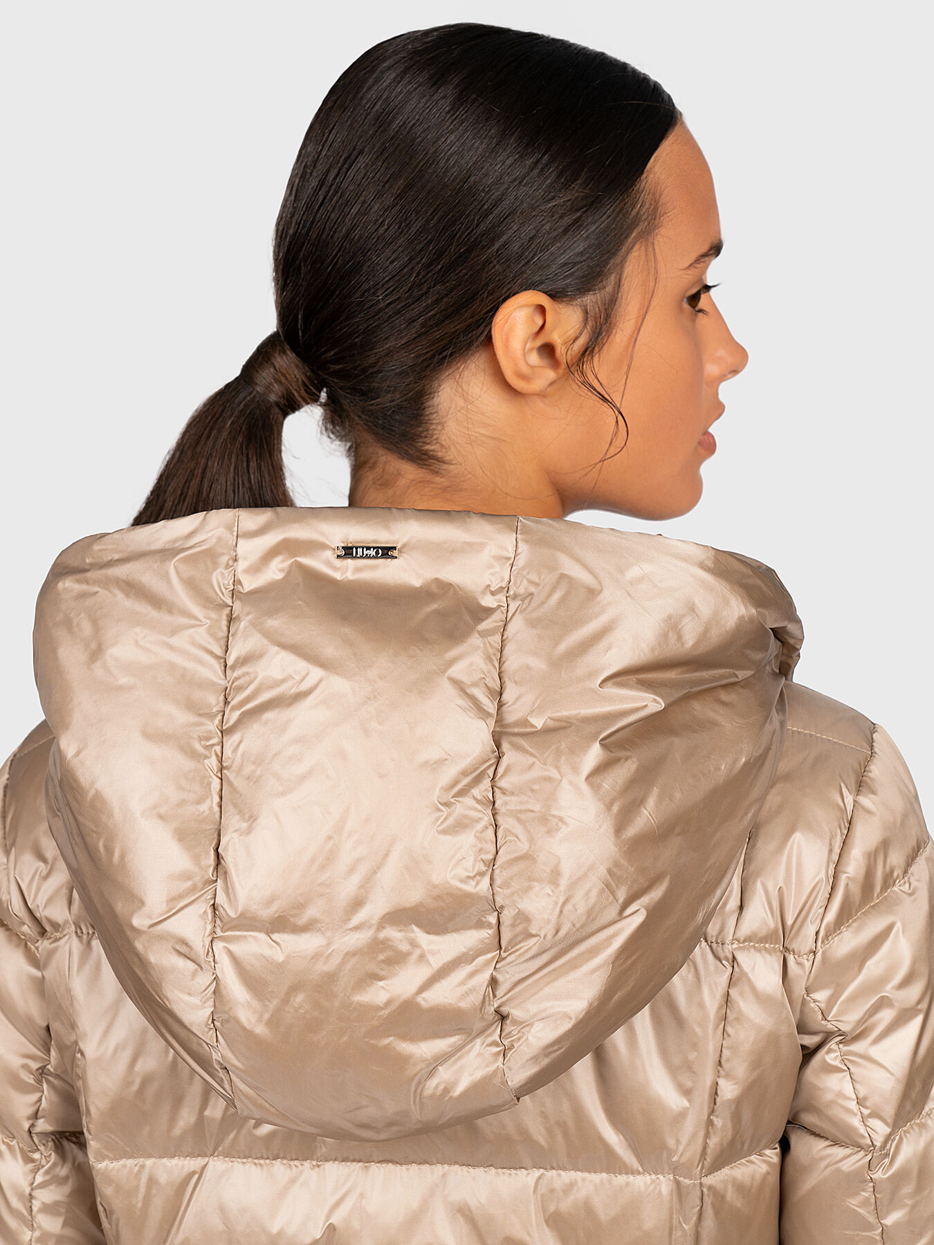 Hooded down jacket brand LIU JO — Globalbrandsstore.com/en