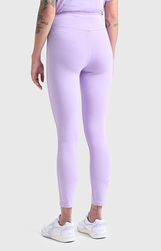 Black sports leggings with logo inscription - 2