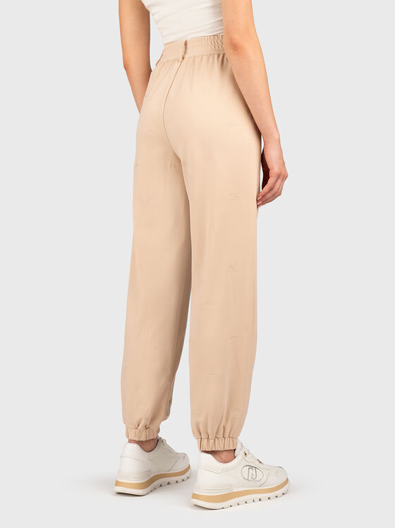 High waisted trousers with rhinestones - 2