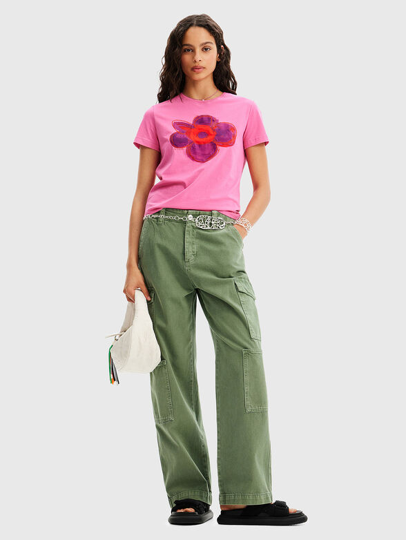 T-shirt with accent print - 2