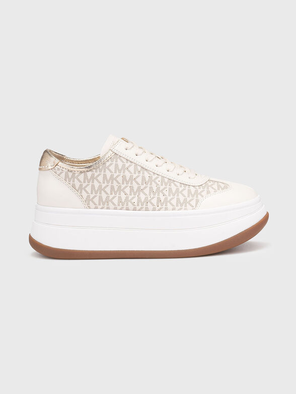 Sports shoes with logo print - 1