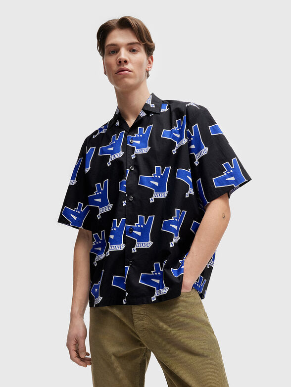 Oversized printed shirt - 1