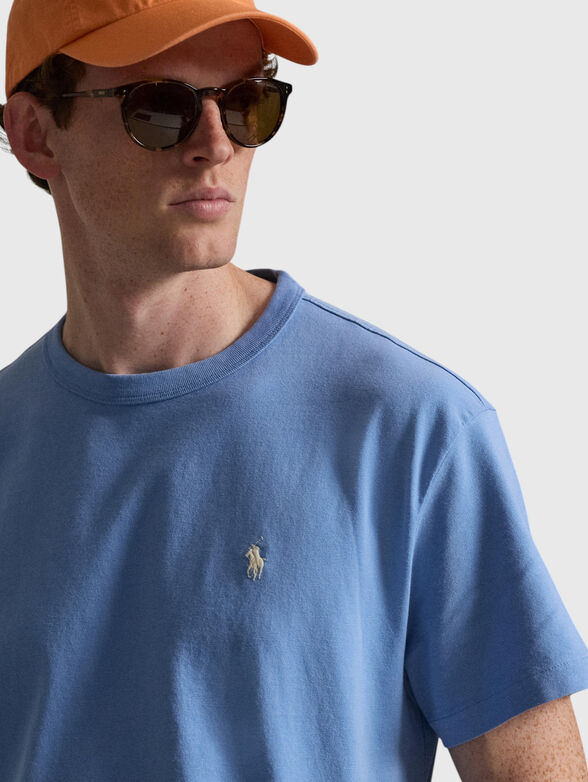 Cotton T-shirt with a crew neck - 4