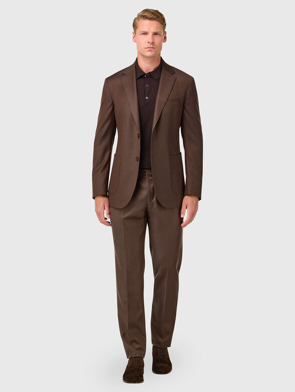 Brown wool suit - 1