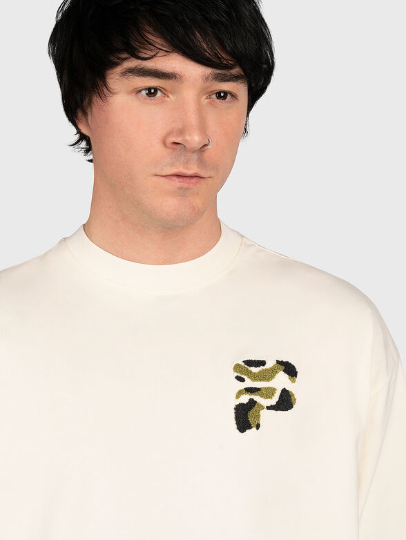 COTTENS black T-shirt with print on the back - 3