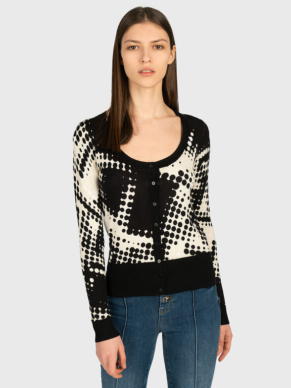 Cardigan with graphic print - 2