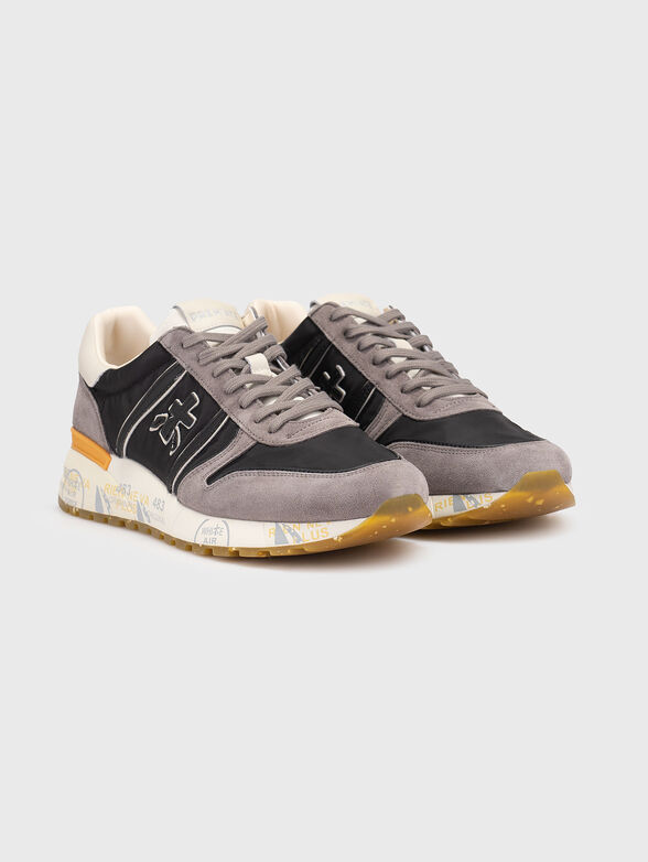 LANDER textile and suede sneakers - 2