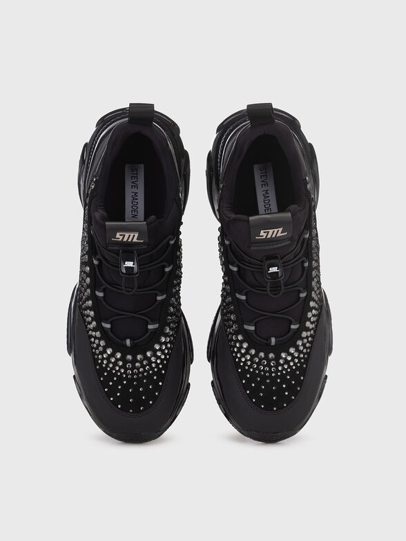 MOTIF-R crystal-embellished sneakers - 6